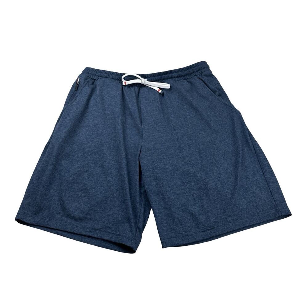Fourlaps Mens Shorts Medium Navy Athletic Training Gym RE-UP Performance Stretch